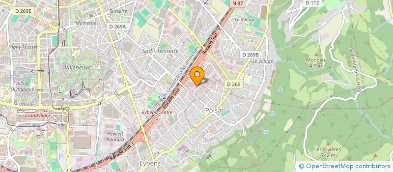 localisation de l'entreprise ALPES AIR CONTROLE ET ENTRETIEN à SAINT-MARTIN-D'HERES