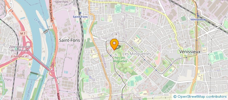 localisation de l'entreprise ALPES AIRPORT CONNECTION à VENISSIEUX