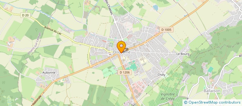 localisation de l'entreprise ALPES ALLIANCE COMMUNICATIONS  DOUVAINE