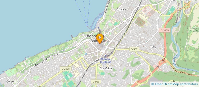 localisation de l'entreprise ALPES' ARCHI à THONON-LES-BAINS