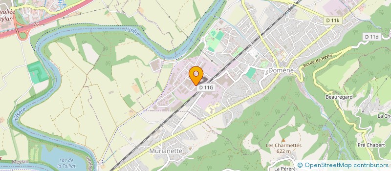 localisation de l'entreprise ALPES ARMATURES à DOMENE