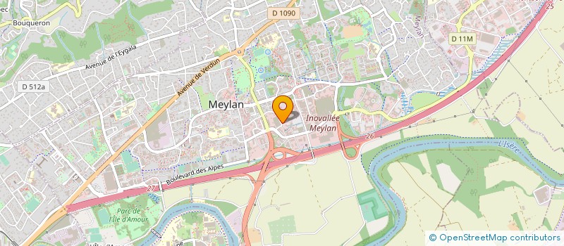 localisation de l'entreprise ALPES AUDIT à MEYLAN