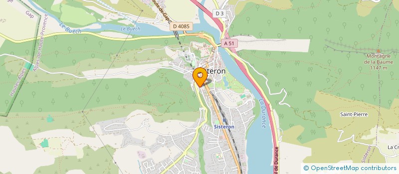 localisation de l'entreprise ALPES AUDIT ASSOCIES à SISTERON
