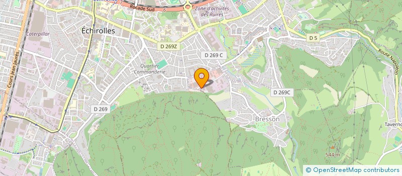 localisation de l'entreprise ALPES AUTOZEN F&B  BRESSON