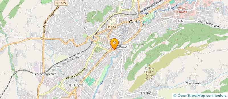 localisation de l'entreprise ALPES AXEO SERVICES à GAP