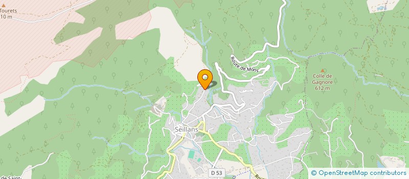 localisation de l'entreprise ALPES AZUR INVESTISSEMENT  SEILLANS