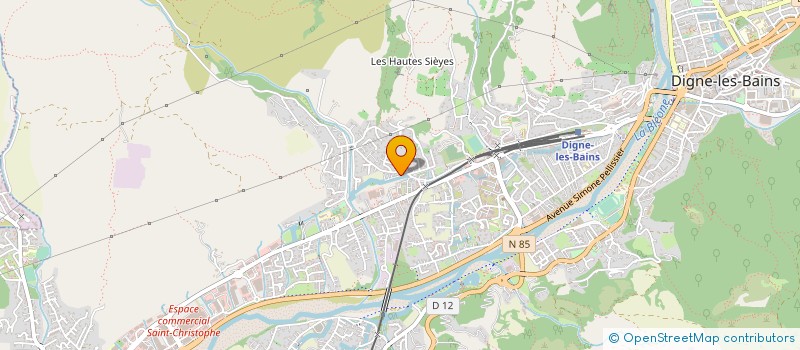 localisation de l'entreprise ALPES AZUR TAXIS à DIGNE-LES-BAINS
