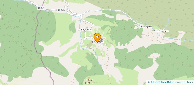 localisation de l'entreprise ALPES BATI TRAVAUX  EOURRES