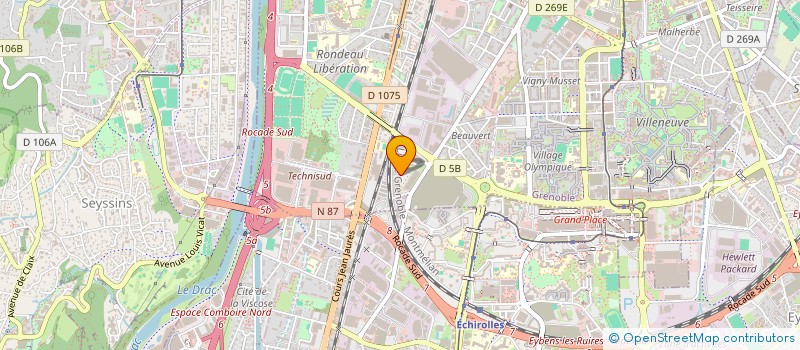 localisation de l'entreprise ALPES BIEN ETRE à GRENOBLE