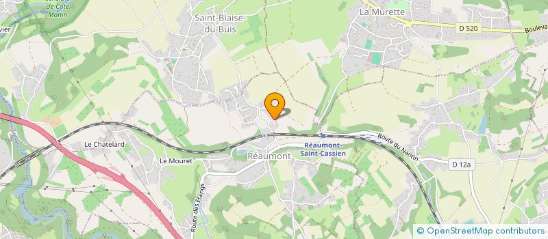 localisation de l'entreprise ALPES BOIS DEVELOPPEMENT  REAUMONT