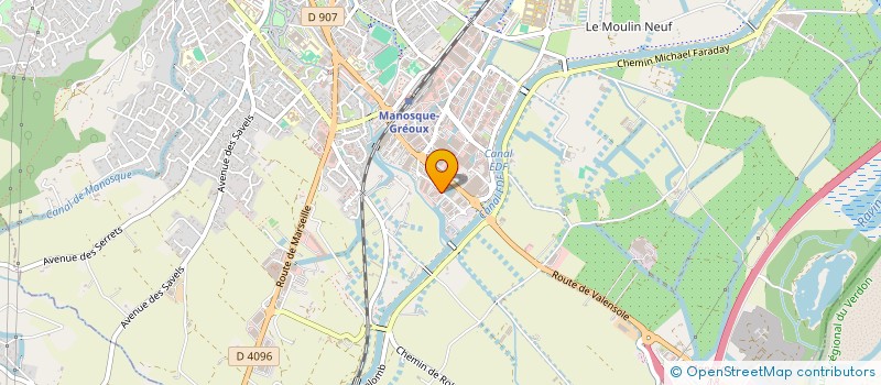 localisation de l'entreprise ALPES CARRELAGES  MANOSQUE