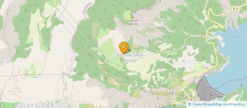 localisation de l'entreprise ALPES CHAUFFAGE  ROUSSET