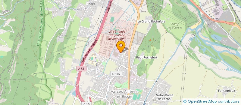 localisation de l'entreprise ALPES CMI  VARCES-ALLIERES-ET-RISSET