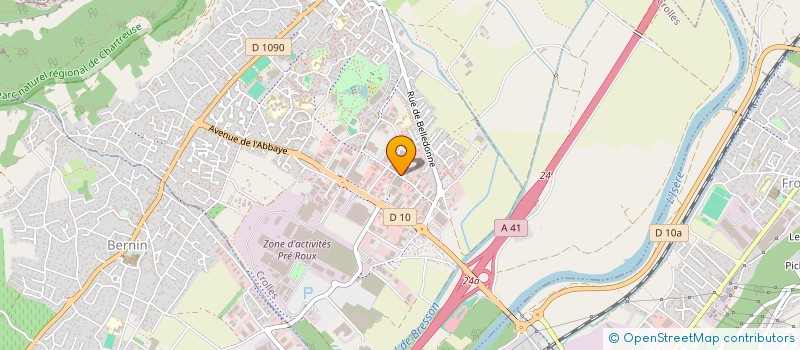 localisation de l'entreprise ALPES COCKTAIL  CROLLES