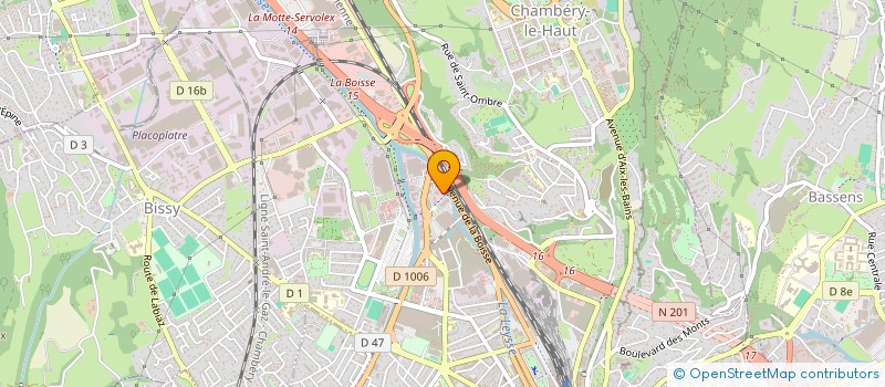 localisation de l'entreprise ALPES COMMUNICATION SYSTEMS à CHAMBERY