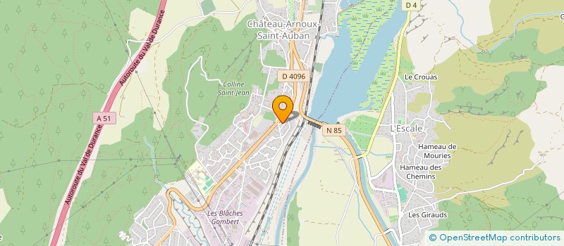 localisation de l'entreprise ALPES CONFORT PROVENCE  CHATEAU-ARNOUX-SAINT-AUBAN