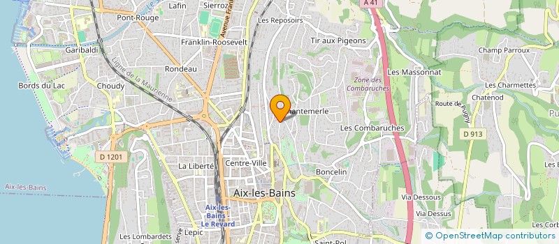 localisation de l'entreprise ALPES CONSEIL à AIX-LES-BAINS
