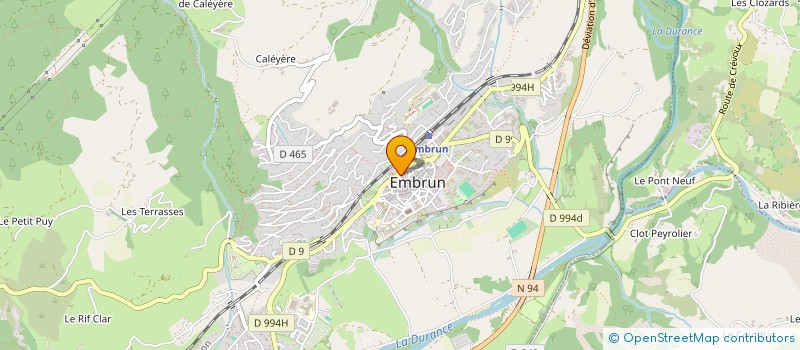 localisation de l'entreprise ALPES CONSEIL IMMOBILIER 05 à EMBRUN