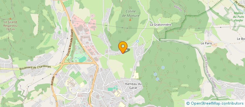 localisation de l'entreprise ALPES CONSEILS à VOIRON