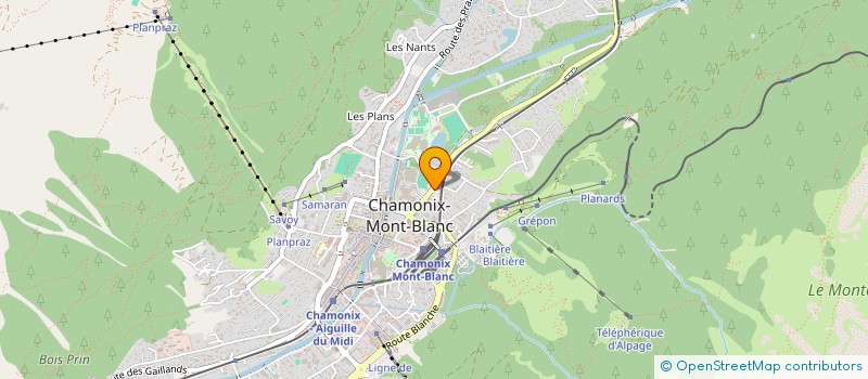 localisation de l'entreprise ALPES CONSEILS ET REALISATIONS à CHAMONIX-MONT-BLANC