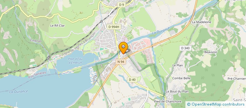 localisation de l'entreprise ALPES CONSTRUCTION RENOVATION  EMBRUN