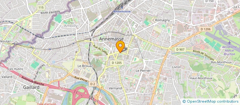 localisation de l'entreprise ALPES CONSTRUCTIONS SARL à ANNEMASSE