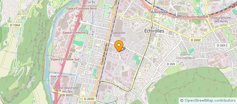 localisation de l'entreprise ALPES CONTROLE TECHNIQUE à ECHIROLLES