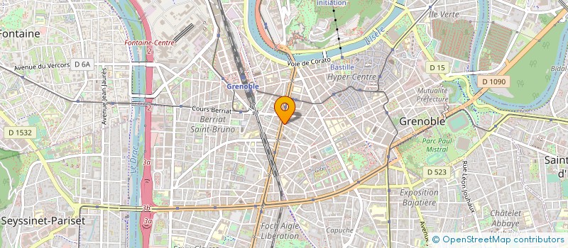 localisation de l'entreprise ALPES COUL JOURNET PERE FILS à GRENOBLE