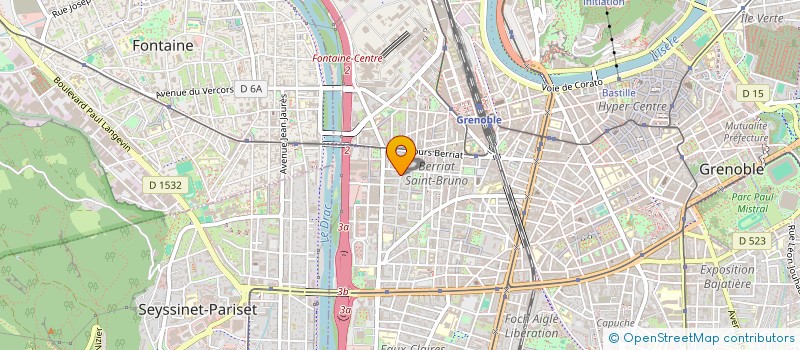 localisation de l'entreprise ALPES DAUPHINE  GRENOBLE