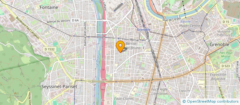 localisation de l'entreprise ALPES DECORS  GRENOBLE