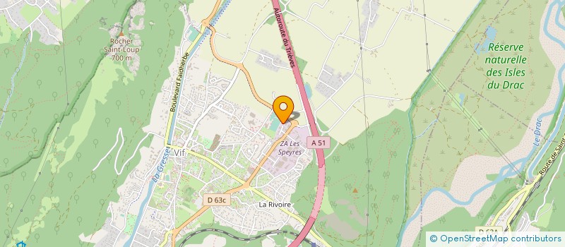 localisation de l'entreprise ALPES DEPAN' THERMIE  VIF