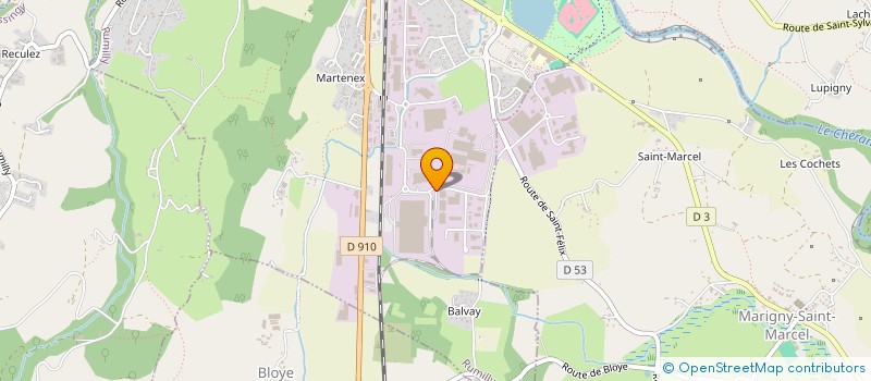 localisation de l'entreprise ALPES DEVELOPPEMENT  RUMILLY