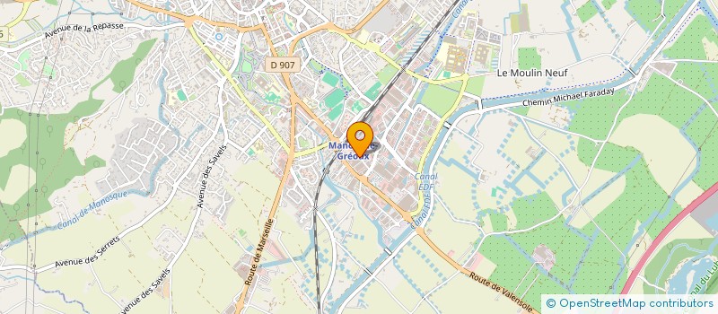 localisation de l'entreprise ALPES DEVELOPPEMENT FORMATION à MANOSQUE