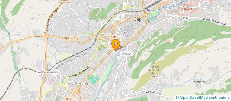localisation de l'entreprise ALPES DIAGNOSTIC IMMOBILIER à GAP