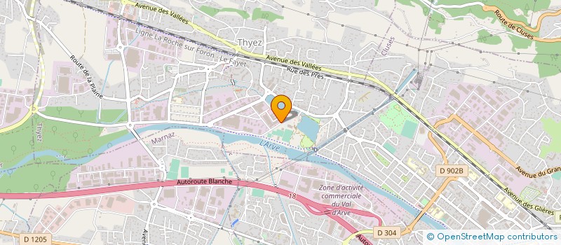 localisation de l'entreprise ALPES DIAGNOSTICS à THYEZ