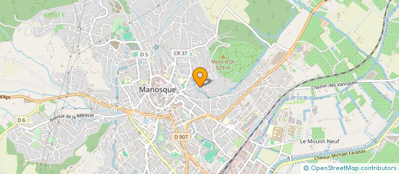 localisation de l'entreprise ALPES DIAGNOSTICS IMMOBILIERS à MANOSQUE
