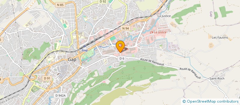 localisation de l'entreprise ALPES DIFFUSION MOBILES  GAP