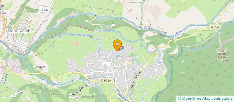localisation de l'entreprise ALPES DURANCE TAXI  GUILLESTRE