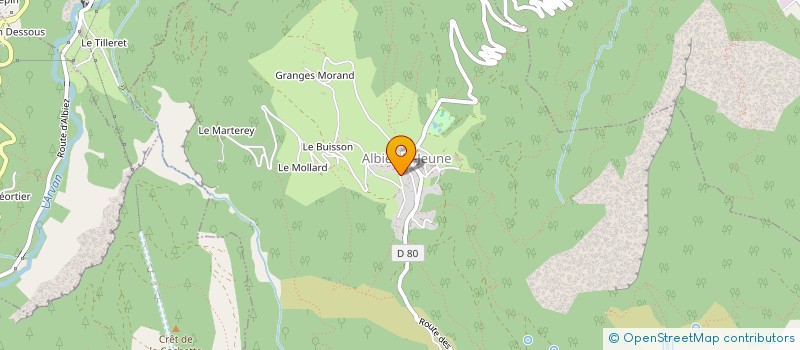 localisation de l'entreprise ALPES ECO ENERGIES  ALBIEZ-LE-JEUNE