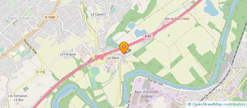 localisation de l'entreprise ALPES ECO MATERIAUX à SAINT-NAZAIRE-LES-EYMES