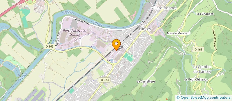 localisation de l'entreprise ALPES ELAGAGE ENTRETIEN à LE VERSOUD