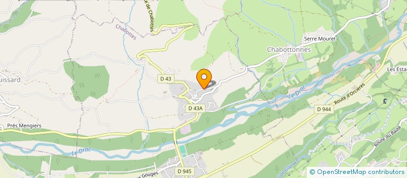 localisation de l'entreprise ALPES ENERGIE  POLIGNY