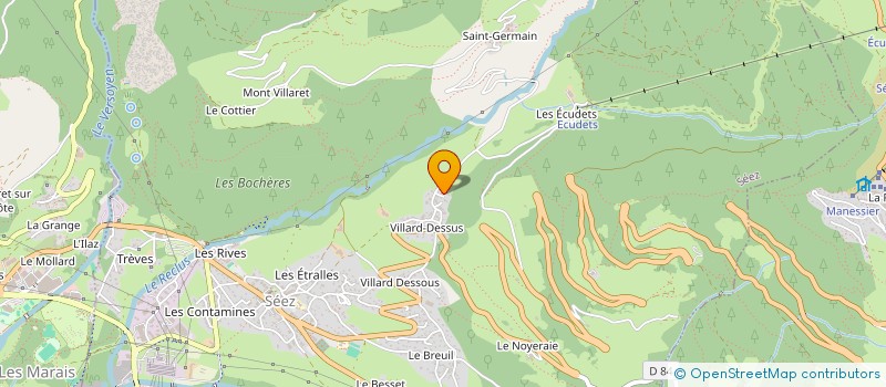 localisation de l'entreprise ALPES ENVIRONNEMENT à BOURG-SAINT-MAURICE
