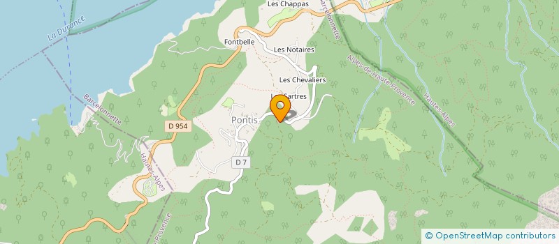 localisation de l'entreprise ALPES EQUIPEMENTS AGRICOLES  CROTS