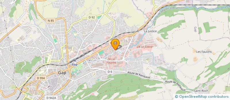 localisation de l'entreprise ALPES ET MIDI à GAP