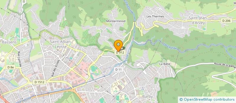 localisation de l'entreprise ALPES EXCELLENCE DRIVER  SAINT-ALBAN-LEYSSE