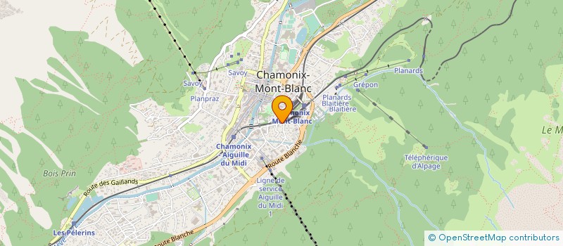 localisation de l'entreprise ALPES EXPERT CONSEIL SA  CHAMONIX-MONT-BLANC