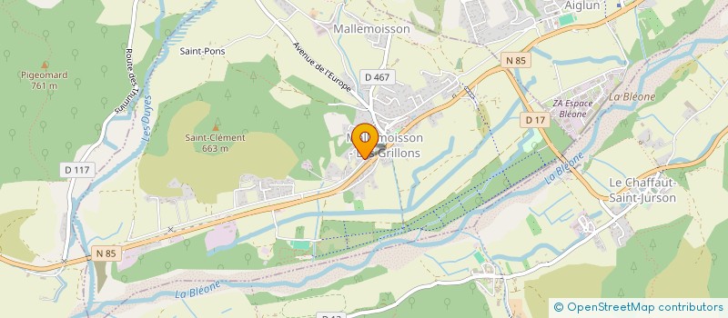 localisation de l'entreprise ALPES FONCIER à MALLEMOISSON