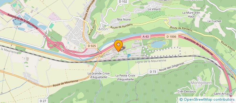 localisation de l'entreprise ALPES FORMATION 38  LE CHEYLAS