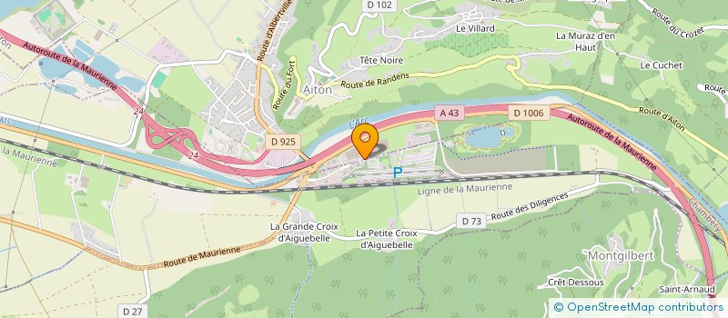 localisation de l'entreprise ALPES FORMATION à BOURGNEUF